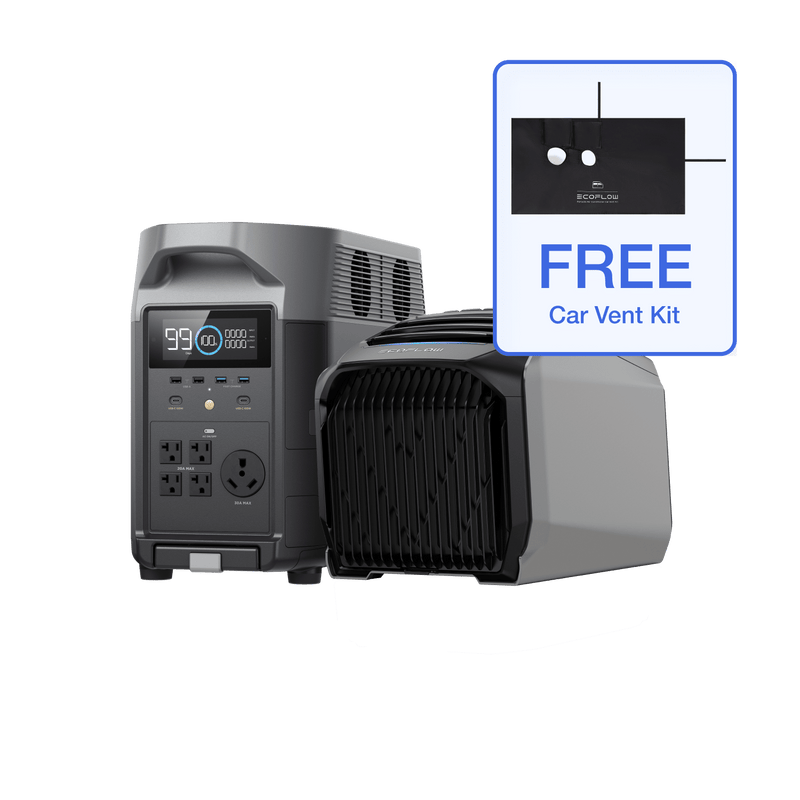 Load image into Gallery viewer, EcoFlow US Early-bird EcoFlow WAVE 2 + DELTA Pro + Free Car Vent Kit EcoFlow WAVE 2 Portable Air Conditioner with Heater
