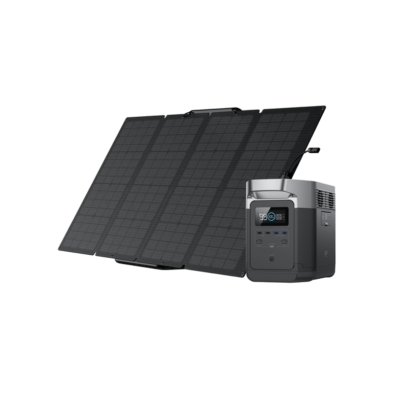 Load image into Gallery viewer, EcoFlow US Bundle DELTA (1300) / 1*160W EcoFlow DELTA + 160W Portable Solar Panel
