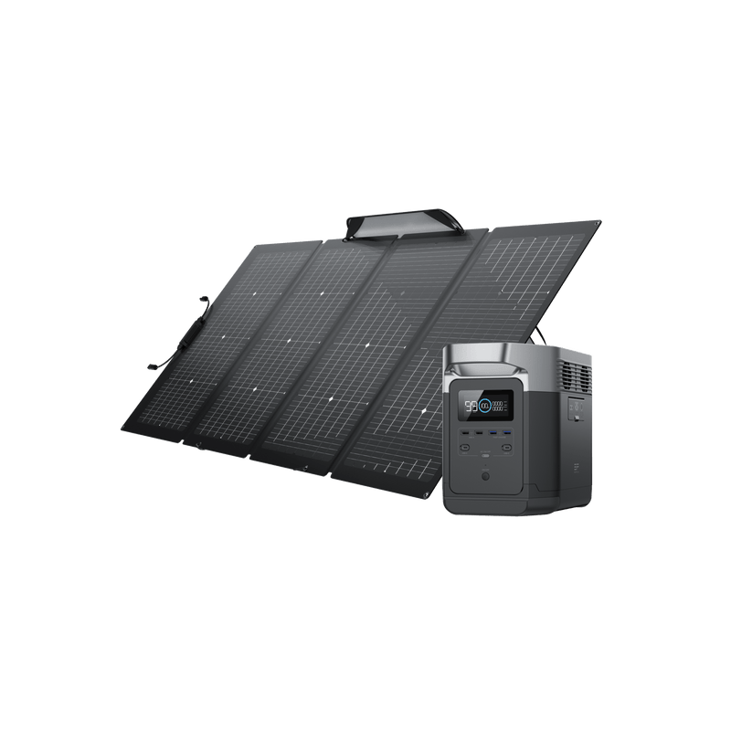 Load image into Gallery viewer, EcoFlow US Bundle EcoFlow DELTA + 220W Portable Solar Panel

