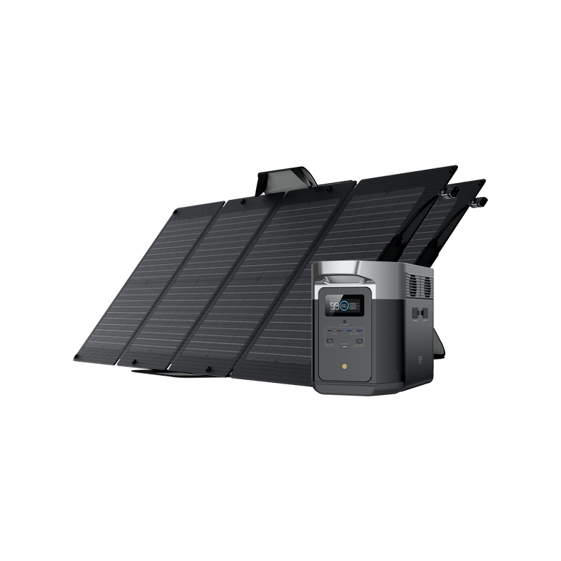 Load image into Gallery viewer, EcoFlow US Bundle DELTA Max (2000) / 2*110W EcoFlow DELTA Max + 110W Portable Solar Panel
