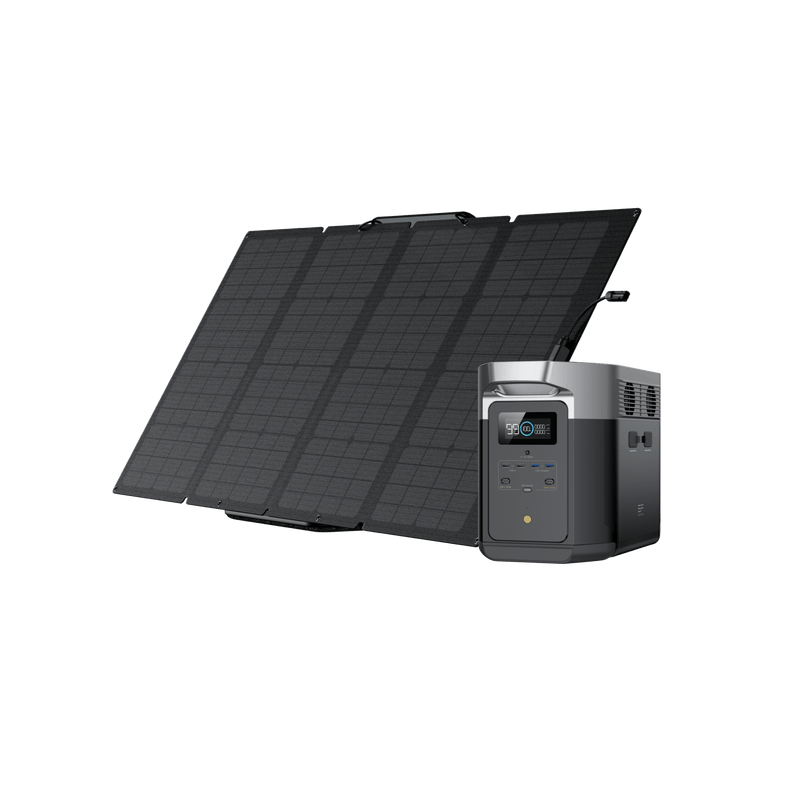 Load image into Gallery viewer, EcoFlow US Bundle DELTA Max (2000) / 1*160W EcoFlow DELTA Max + 160W Portable Solar Panel

