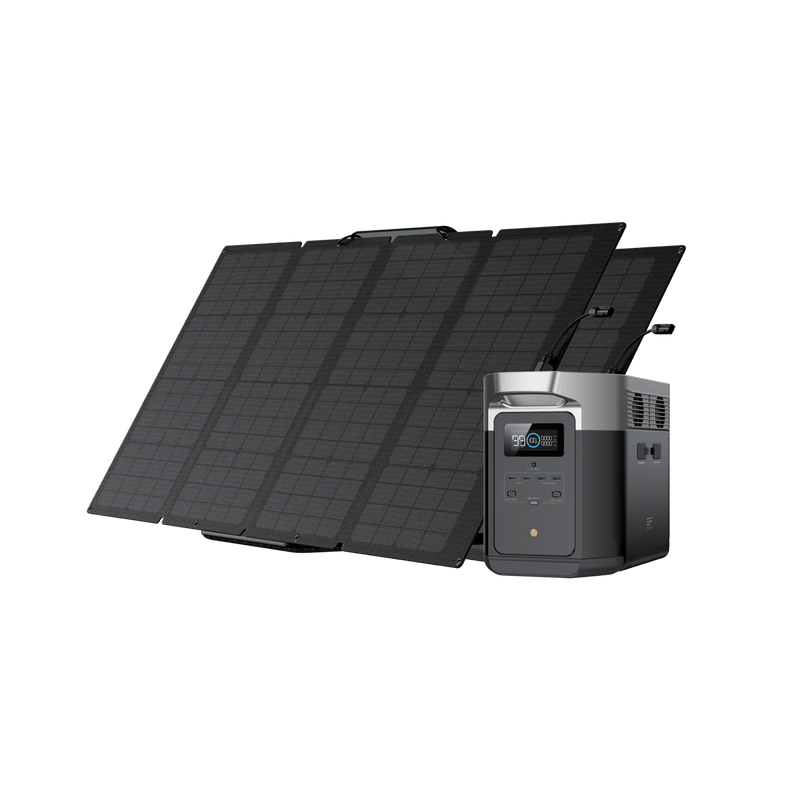 Load image into Gallery viewer, EcoFlow US Bundle DELTA Max (2000) / 2*160W EcoFlow DELTA Max + 160W Portable Solar Panel
