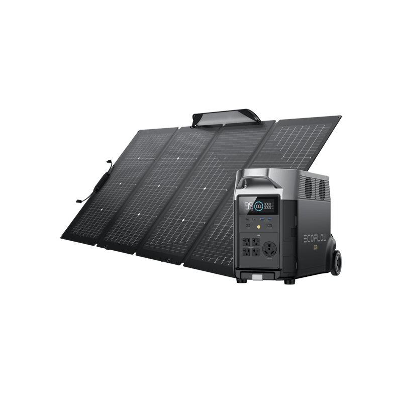 Load image into Gallery viewer, EcoFlow US Bundle 1*220W + DELTA Pro EcoFlow DELTA Pro + 220W Portable Solar Panel
