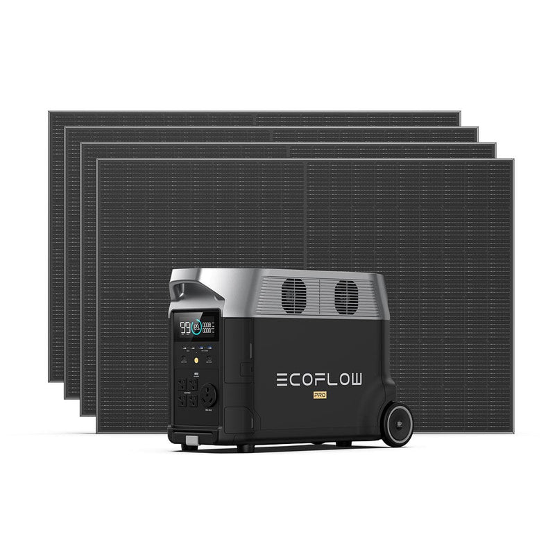 Load image into Gallery viewer, EcoFlow US 4 EcoFlow DELTA Pro Portable Power Station + 400W Rigid Solar Panel
