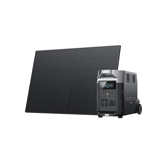 EcoFlow US Bundle EcoFlow DELTA Pro Portable Power Station + 400W Rigid Solar Panel