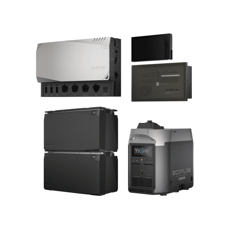 Load image into Gallery viewer, EcoFlow US 10kw EcoFlow Power Kits(Independence Kit) + Smart Generator (Dual Fuel)
