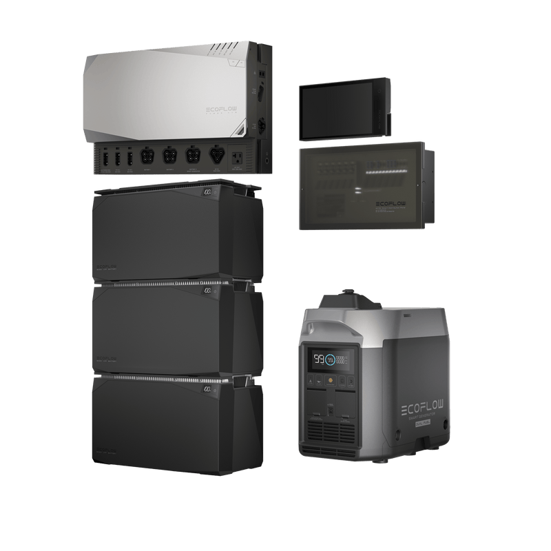Load image into Gallery viewer, EcoFlow US 15kw EcoFlow Power Kits(Independence Kit) + Smart Generator (Dual Fuel)
